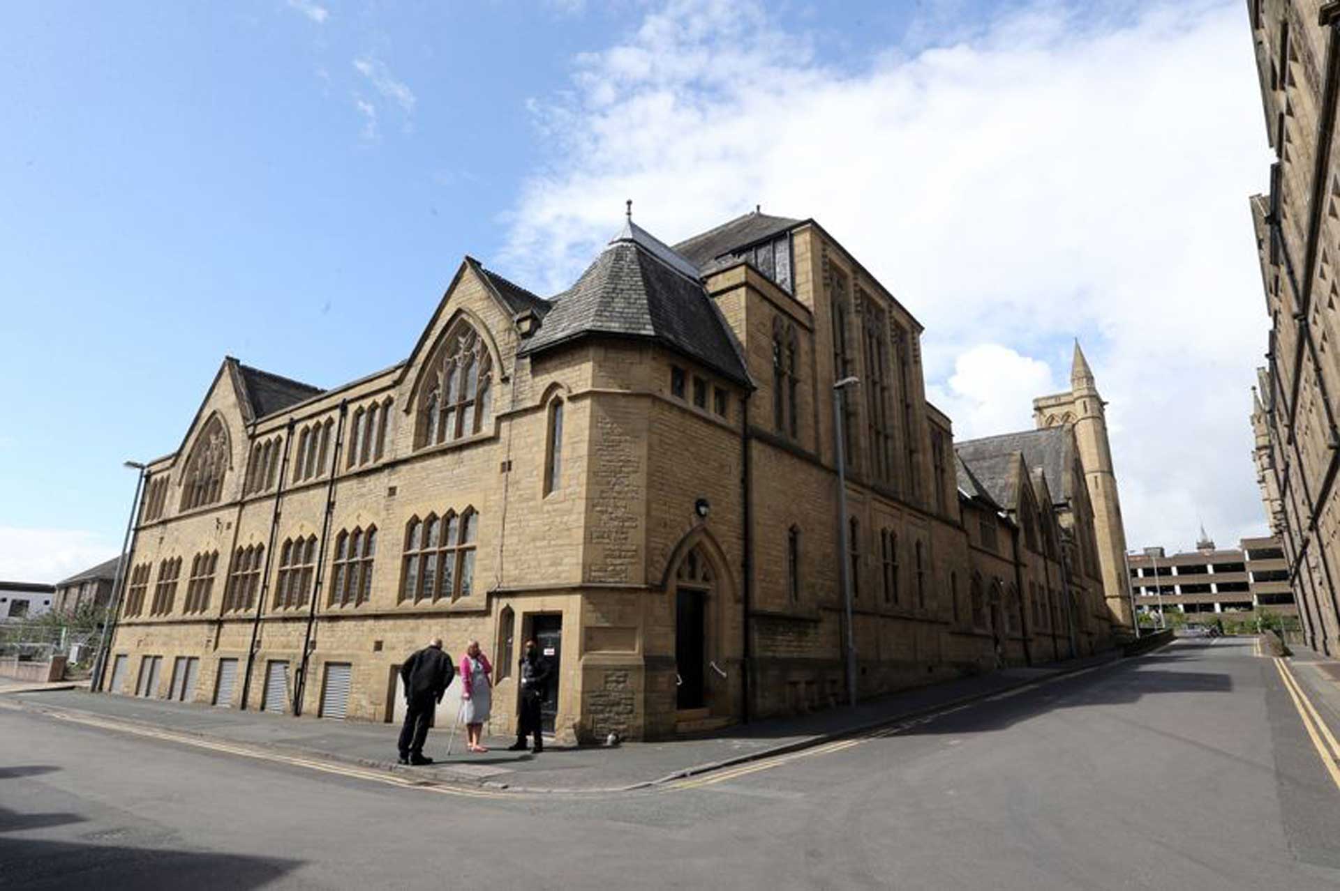 A photograph of the Sir Patrick Stewart Building