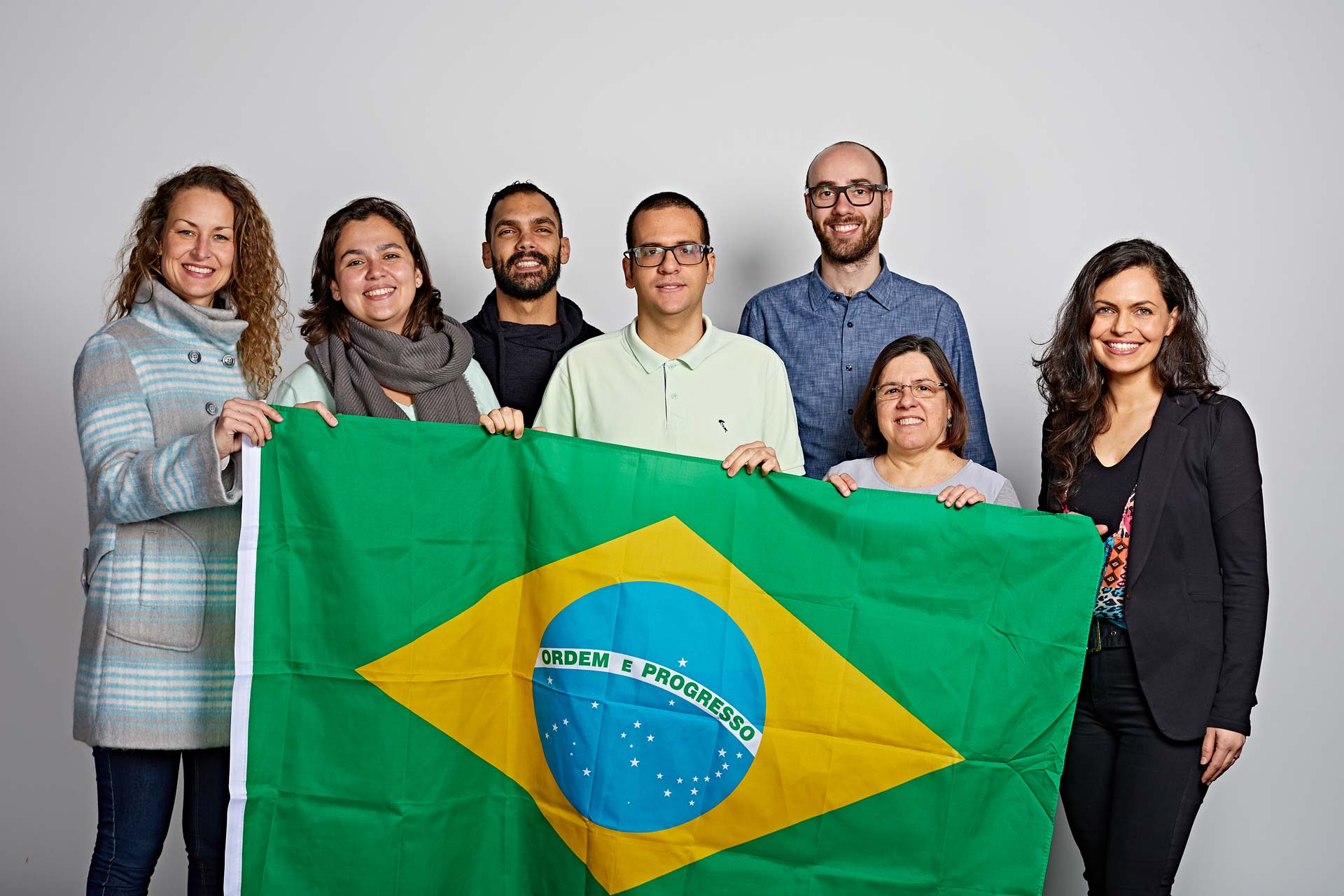 a group photo of the students in the brazilian society.