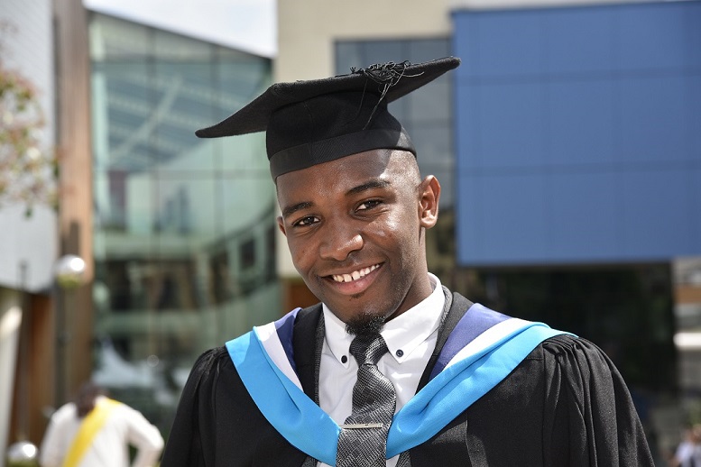 graduate smiling